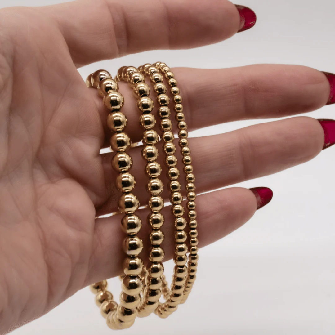 Women's Stretch Ball Chain Bracelet - Image 5