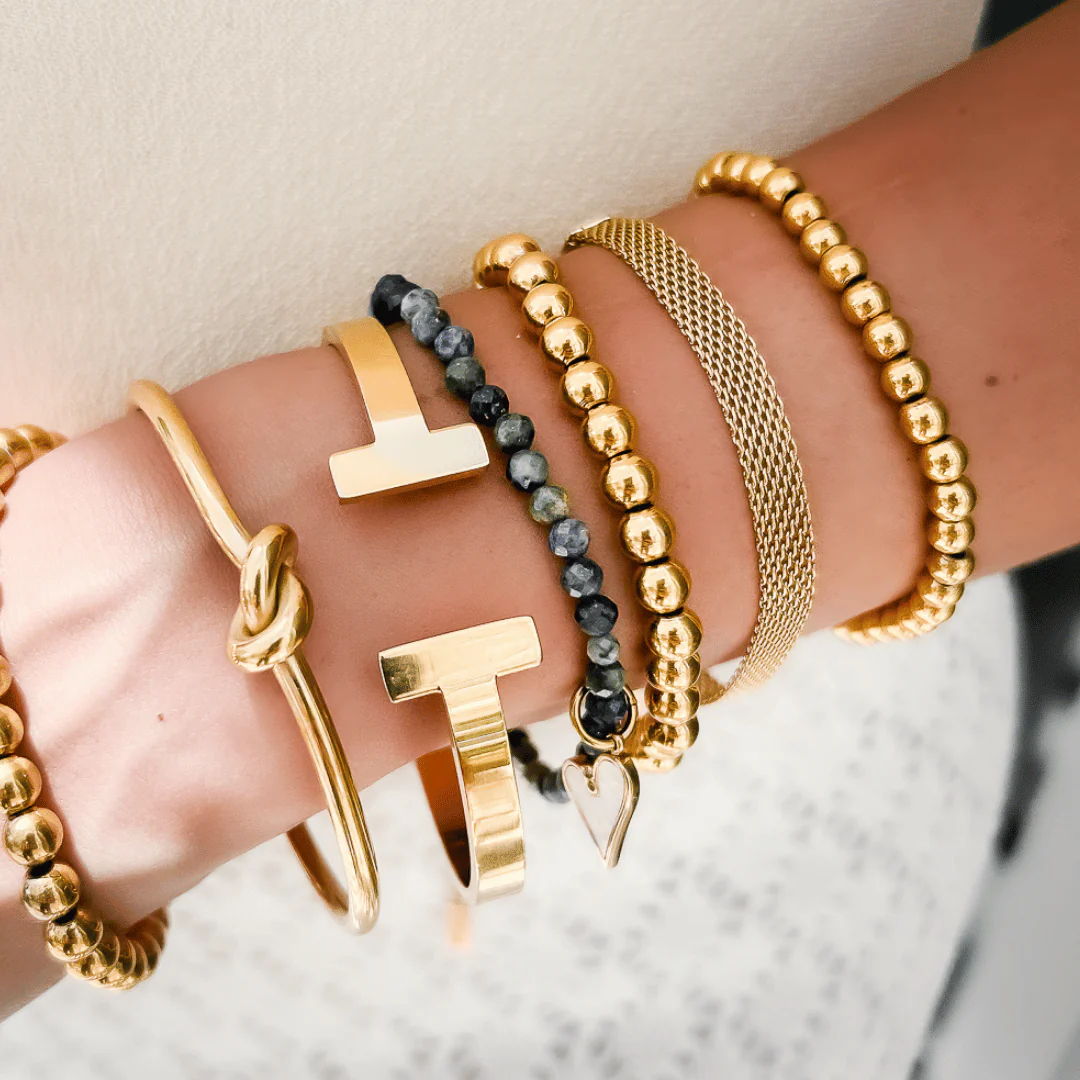 Women's Stretch Ball Chain Bracelet - Image 6