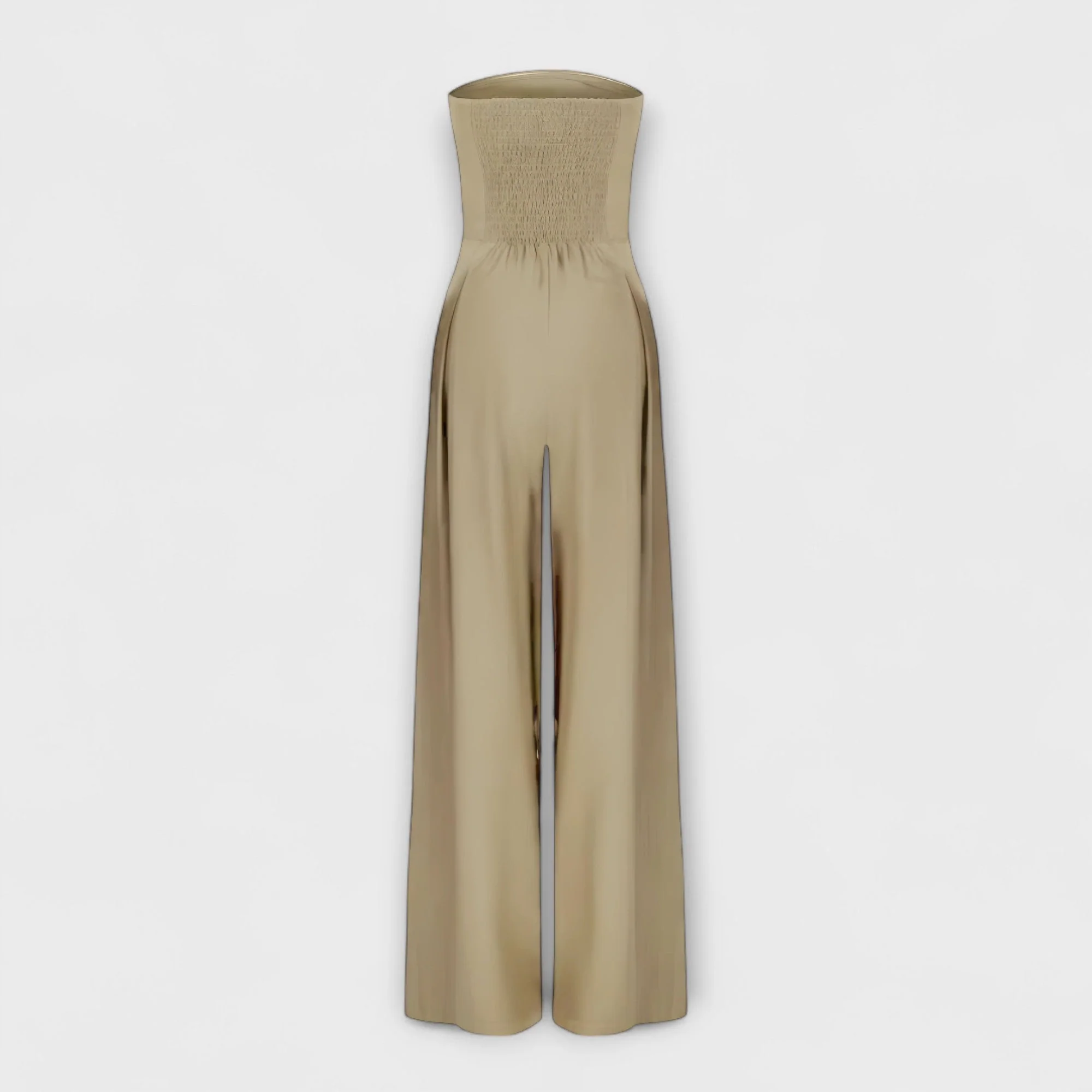 Women's Strapless Wide-Leg Jumpsuit for Elevated Evening Style - Image 10