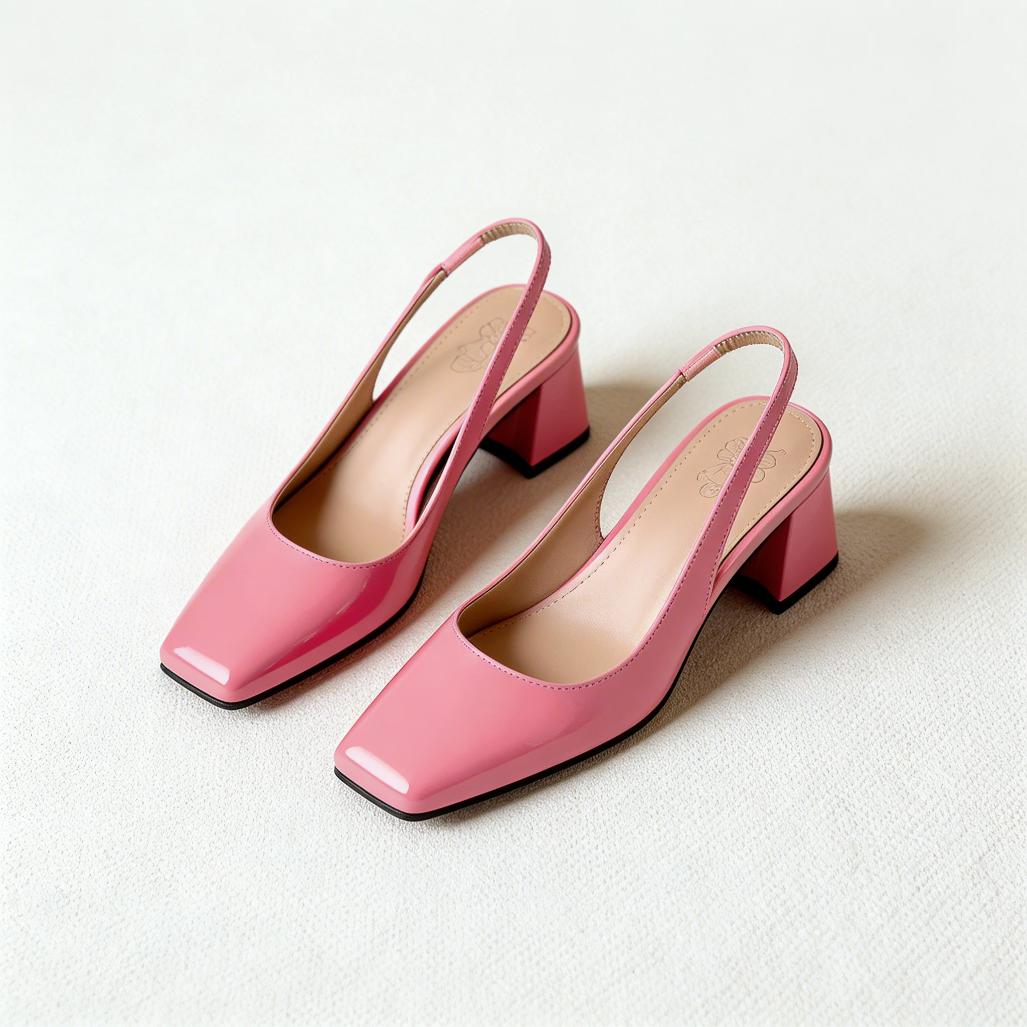 Women’s Block Heel Sandals with Genuine Leather Straps and Square Open Toe - Image 5