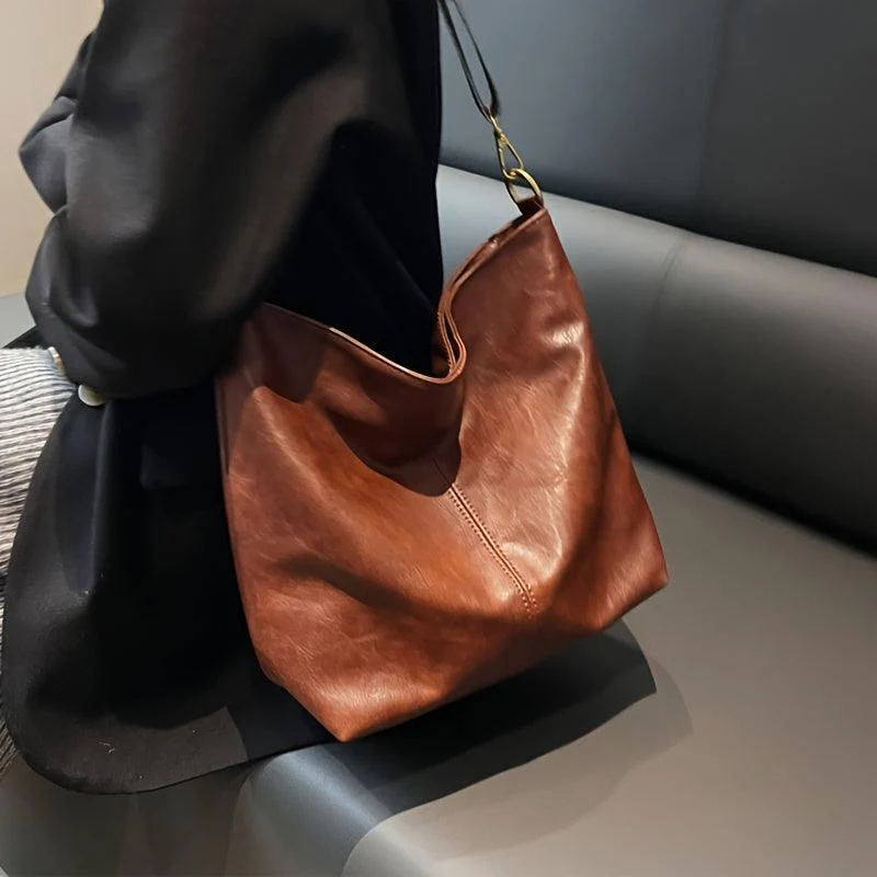 Women's Bohemian Shoulder Bag with Patterned Guitar Strap and Spacious Slouchy Silhouette - Image 15