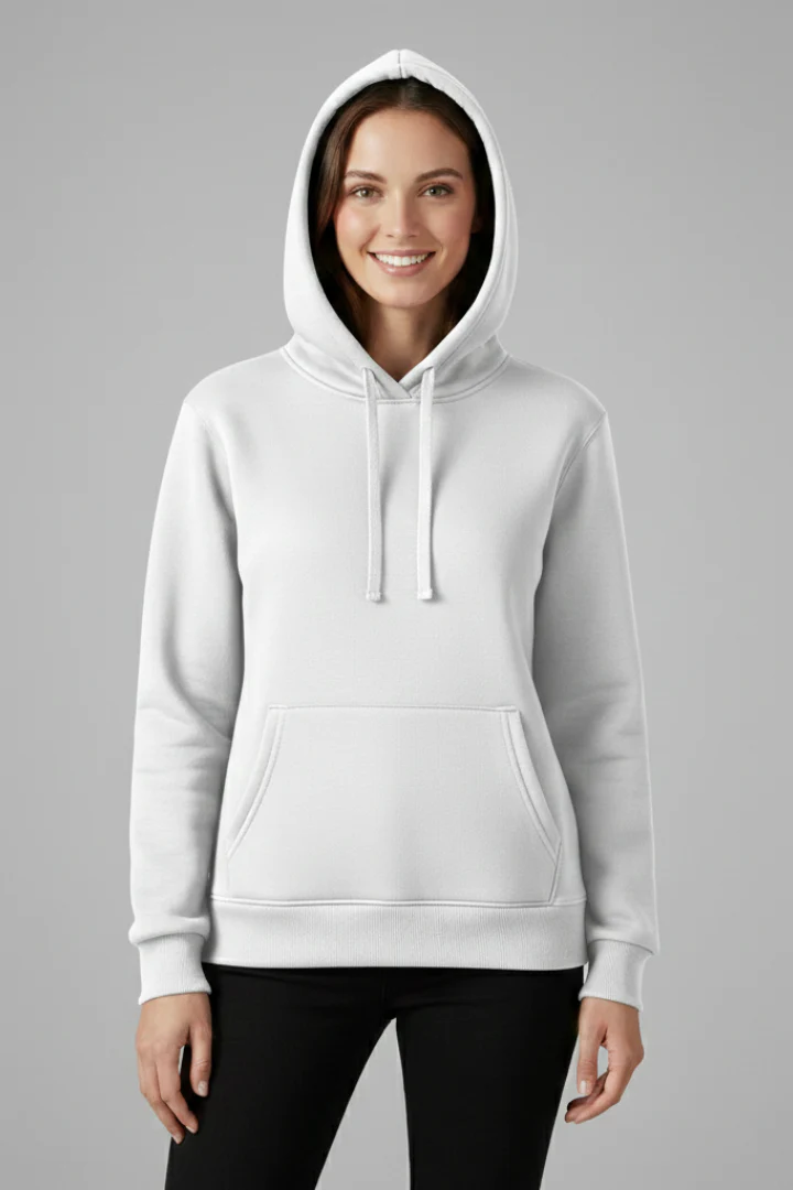 Women’s Hoodie with Adjustable Hood and Ribbed Hem - Image 5