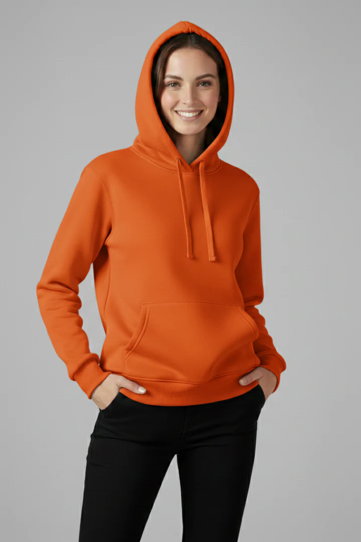 Women’s Hoodie with Adjustable Hood and Ribbed Hem - Image 8