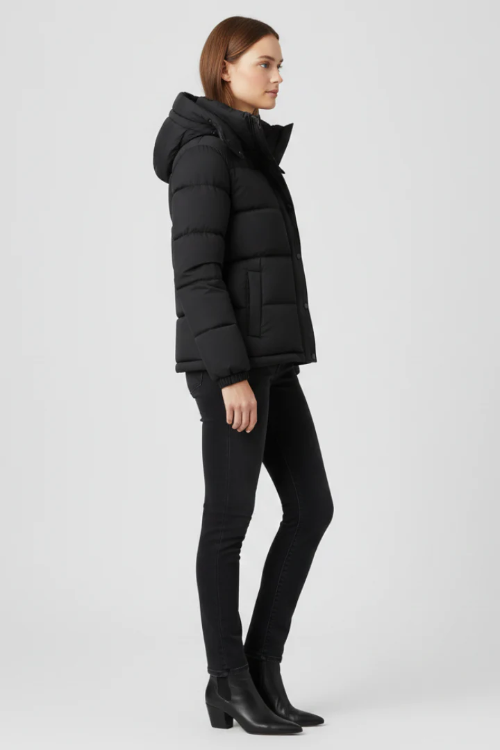 Women's Insulated Puffer Jacket with Secure, Snug Fit - Image 3