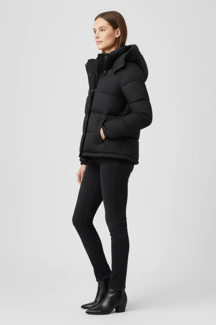 Women's Insulated Puffer Jacket with Secure, Snug Fit - Image 4