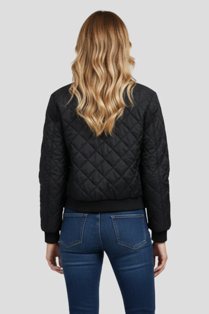 Women’s Jacket with Quilted Surface and Zip Closure - Image 5
