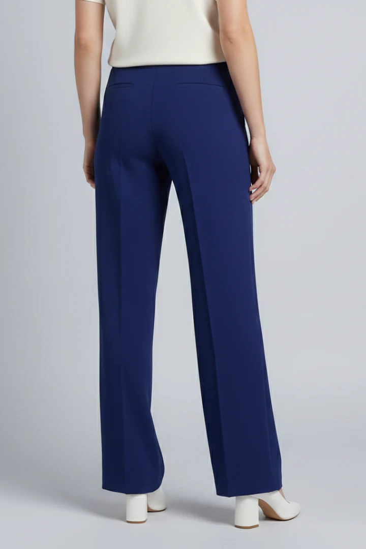Women’s Palazzo Trousers with High Waist and Pleats - Image 5