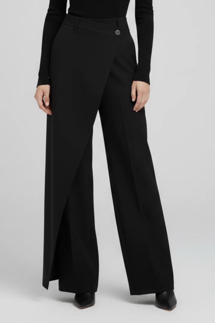 Women’s Trousers with Asymmetric Front and Straight Legs - Image 6
