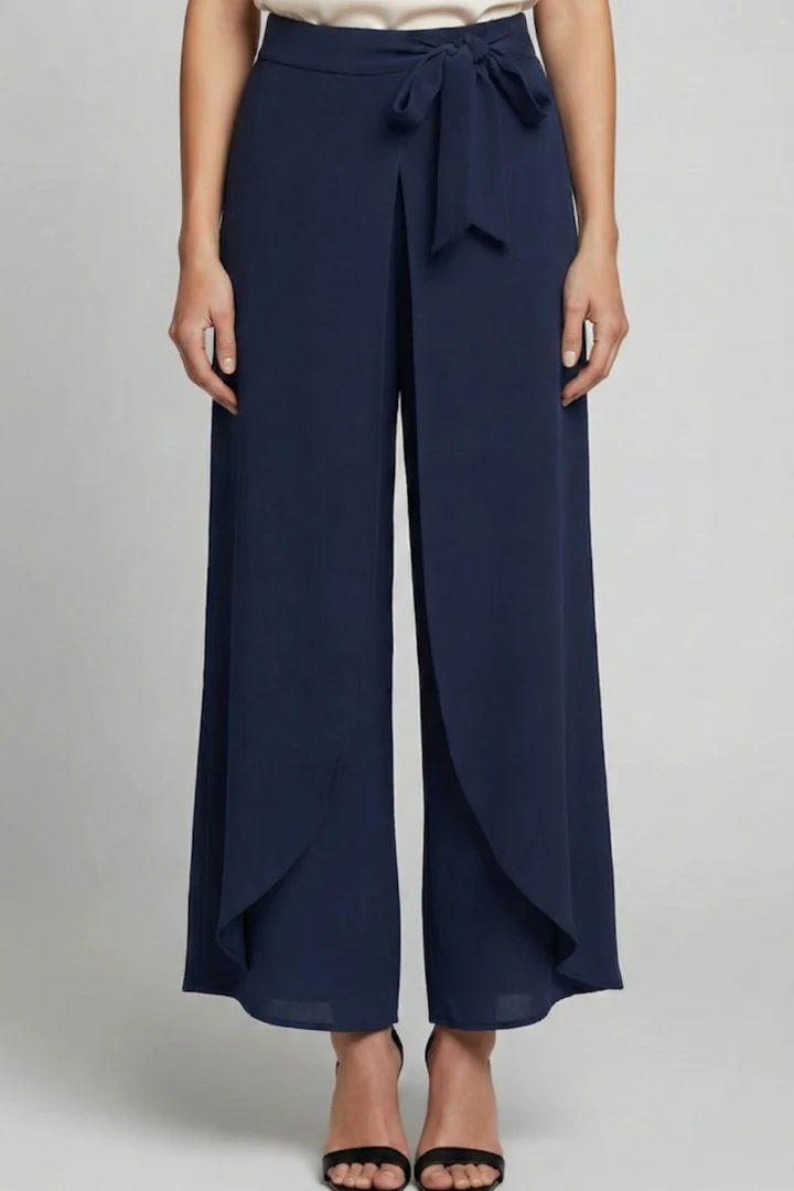 Women’s Trousers with Tie Waist and Wide Legs - Image 11
