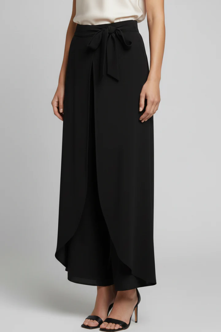 Women’s Trousers with Tie Waist and Wide Legs - Image 4