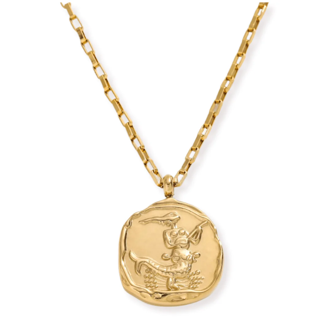 Women's Zodiac Coin Necklace - Image 4
